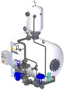 Деаэратор ДА-25/15 Деаэратор атмосферный ДА-25/15 предназначен для удаления коррозионно-агрессивных газов (кислорода и свободной углекислоты) из питательной воды паровых котлов и подпиточной воды системы теплоснабжения и горячего водоснабжения при одновременном ее нагреве.